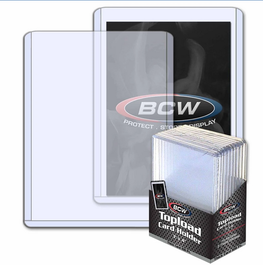 BCW 108pt Toploaders (40ct, 4 packs)